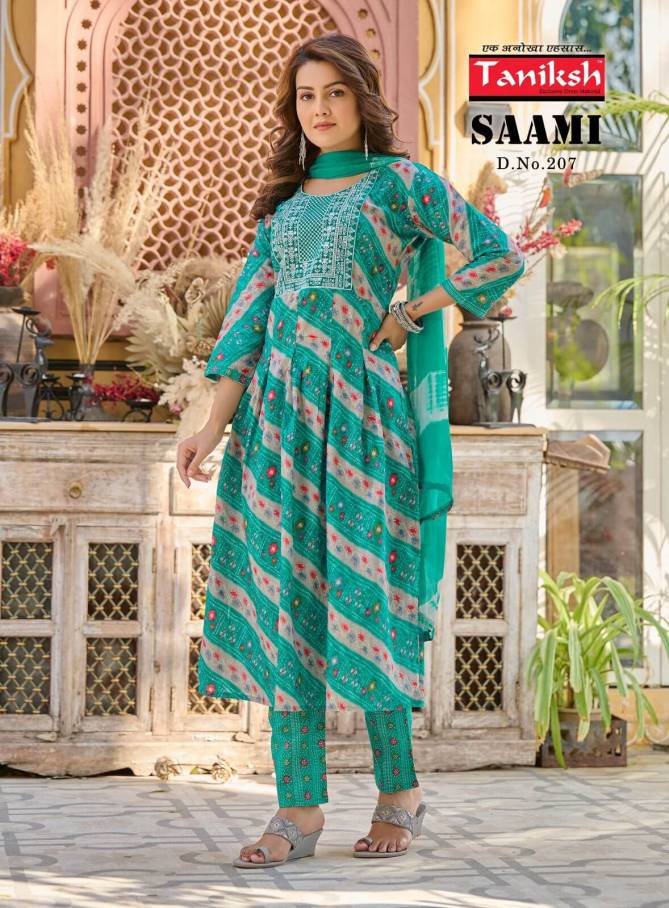 Taniksh Saami Vol 2 Wholesale Readymade Cotton Salwar Suits Catalog
